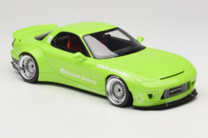 Mazda RX-7 FD Rocket Bunny Pearl Green Otto 1:18 OT1155 Resina - imagem 4 de 6
