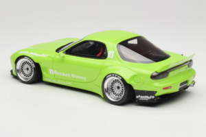 Mazda RX-7 FD Rocket Bunny Pearl Green Otto 1:18 OT1155 Resina - imagem 5 de 6