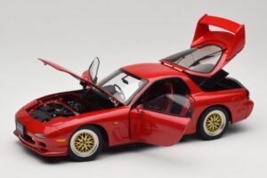 Mazda RX-7 FD Tuned Version Vintage Red AUTOart 1:18 75969 Metal - imagem 2 de 8