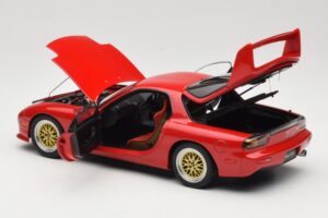 Mazda RX-7 FD Tuned Version Vintage Red AUTOart 1:18 75969 Metal - imagem 5 de 8
