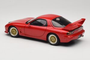 Mazda RX-7 FD Tuned Version Vintage Red AUTOart 1:18 75969 Metal - imagem 7 de 8