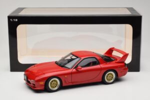 Mazda RX-7 FD Tuned Version Vintage Red AUTOart 1:18 75969 Metal - imagem 8 de 8