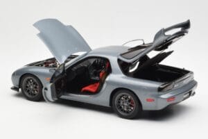 Mazda RX-7 FD Spirit R Type A Cinzento Metallic AUTOart 1:18 75987 Metal - imagem 5 de 8
