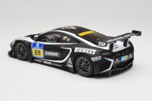 McLaren 12C GT3 Dorr Motorsport #69 C. Adams / M. Klasen 24 Hours Nurburgring 2013 Minichamps 1:18 151131369 Metal - imagem 5 de 6