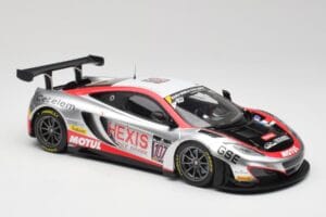McLaren 12C GT3 Hexis Racing #107 O. Panis / F. Cazenave 24 Hours of Spa 2013 Minichamps 1:18 151131397 Metal - imagem 4 de 6