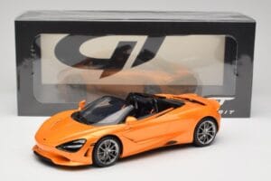 McLaren 750S Spider Papaya Orange GT Spirit 1:18 GT488 Resina - imagem 6 de 6