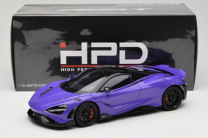 McLaren 765LT Roxo HPD 1:18 HPD18005 Metal - imagem 8 de 8