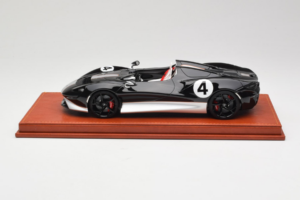 McLaren Elva Preto Prateado AB Models 1:18 REMC022 Resina