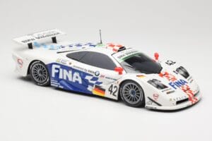McLaren F1 GTR BMW Motorsport #42 J. Lehto / S. Soper / N. Piquet 24 Hours of Le Mans 1997 Minichamps 1:18 530133742 Metal - imagem 6 de 8
