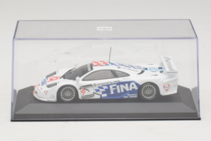 McLaren F1 GTR #9 Fina P. Kox / R. Ravaglia / A. Montermini 24 Hours of Le Mans 1997 Minichamps 1:43 MCLAREN002 Metal - imagem 4 de 5
