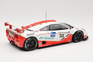 McLaren F1 GTR GT1 #30 West Competition J. Nielsen 1996 UT Models 1:18 39624 Metal - imagem 3 de 8