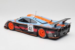 McLaren F1 GTR Gulf #41 P. Gounon / S. Oloffson 24 Hours of Le Mans 1997 Minichamps 1:18 530133741 Metal - imagem 7 de 8
