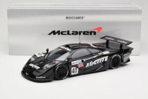 McLaren F1 GTR Gulf Team Davidoff #41 T. Bscher / E. Pirro / R. Capello 24 Hours of Le Mans 1998 Minichamps 1:18 530133841 Me - imagem 8 de 8