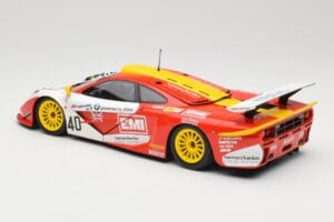 McLaren F1 GTR Gulf Team Davidoff #40 D. O'Rourke / G. Sugden / J. Auberlein 24 Hours of Le Mans 1998 Minichamps 1:18 5301338 - imagem 7 de 8