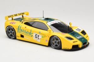 McLaren F1 GTR Harrods Mach One Racing #51 A. Wallace / D. Bell / J. Bell 24 Hours of Le Mans 1995 Minichamps 1:18 530133551  - imagem 6 de 8