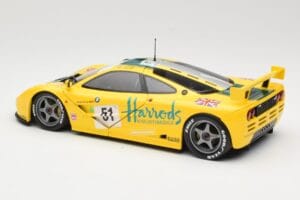 McLaren F1 GTR Harrods Mach One Racing #51 A. Wallace / D. Bell / J. Bell 24 Hours of Le Mans 1995 Minichamps 1:18 530133551  - imagem 7 de 8