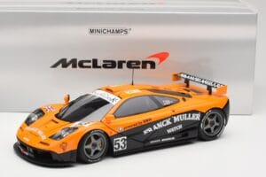 McLaren F1 GTR Kokusai Kaihatsu Racing #53 O. Giroix / J. Sala / P. Deletraz 24 Hours of Le Mans 1996 Minichamps 1:18 5301336 - imagem 8 de 8