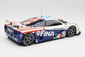 McLaren F1 GTR Team Bigazzi #39 N. Piquet / A. Cecotto / D. Sullivan 24 Hours of Le Mans 1996 Minichamps 1:18 530133639 Metal - imagem 3 de 8