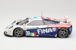 McLaren F1 GTR Team Bigazzi #39 N. Piquet / A. Cecotto / D. Sullivan 24 Hours of Le Mans 1996 Minichamps 1:18 530133639 Metal - imagem 4 de 8