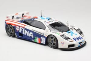 McLaren F1 GTR Team Bigazzi #39 N. Piquet / A. Cecotto / D. Sullivan 24 Hours of Le Mans 1996 Minichamps 1:18 530133639 Metal - imagem 6 de 8