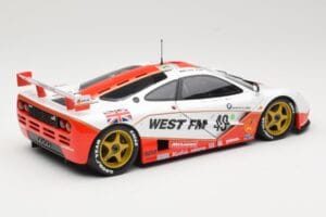 McLaren F1 GTR West Competition #49 J. Nielsen / J. Mass / T. Bscher 24 Hours of Le Mans 1995 Minichamps 1:18 530133549 Metal - imagem 3 de 8