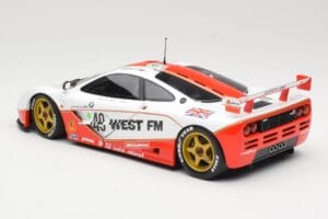 McLaren F1 GTR West Competition #49 J. Nielsen / J. Mass / T. Bscher 24 Hours of Le Mans 1995 Minichamps 1:18 530133549 Metal - imagem 7 de 8