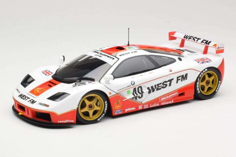 McLaren F1 GTR West Competition #49 J. Nielsen / J. Mass / T. Bscher 24 Hours of Le Mans 1995 Minichamps 1:18 530133549 Metal