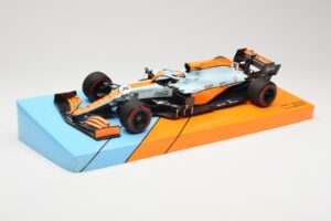 McLaren MCL35M #4 L. Norris 3rd Place Monaco GP 2021 Minichamps 1:18 533212402 Metal - imagem 2 de 6