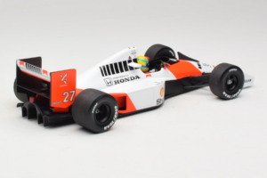 McLaren MP4/5B Honda #27 A. Senna Marlboro McLaren F1 World Champion 1990 Minichamps 1:18 540901827 Metal - imagem 2 de 7