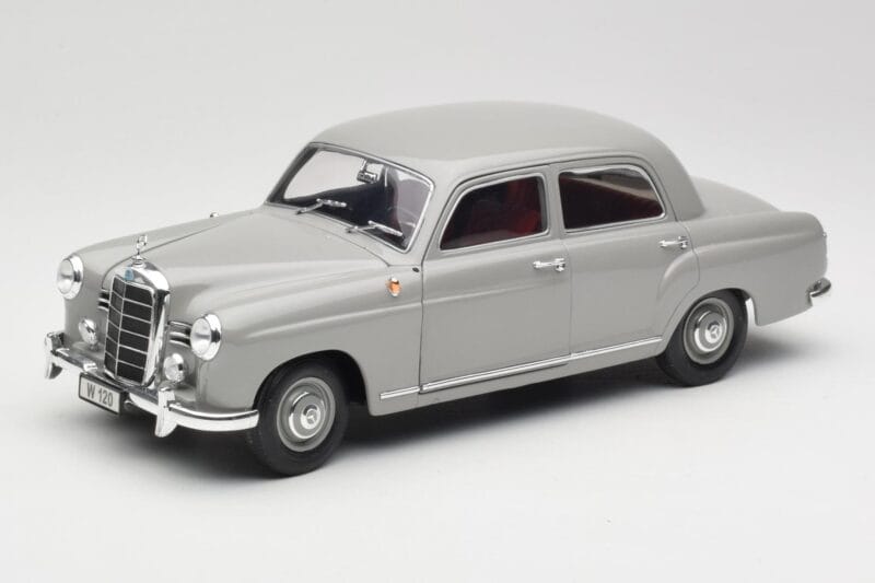 Mercedes 180 W120 Ponton Graphite Grey Revell 1:18 08974 Metal