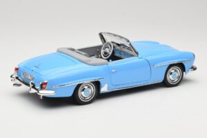 Mercedes 190 SL W121 Azul Claro Norev 1:18 183400 Metal - imagem 3 de 8