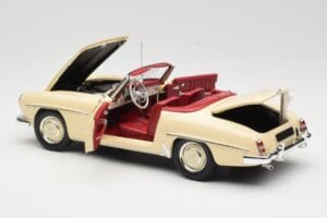 Mercedes 190 SL W121 Bege Minichamps 1:18 103037034 Metal - imagem 5 de 8