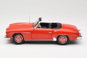 Mercedes 190 SL W121 Guards Red Minichamps 1:18 100037032 Metal - imagem 4 de 8
