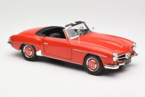 Mercedes 190 SL W121 Guards Red Minichamps 1:18 100037032 Metal - imagem 6 de 8
