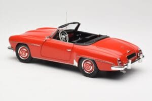 Mercedes 190 SL W121 Guards Red Minichamps 1:18 100037032 Metal - imagem 7 de 8
