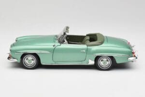 Mercedes 190 SL W121 Verde Claro Metálico Norev 1:18 183401 Metal - imagem 5 de 9