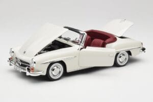 Mercedes 190 SL W121 Cinzento Claro Norev 1:18 B66040710 Metal - imagem 2 de 10