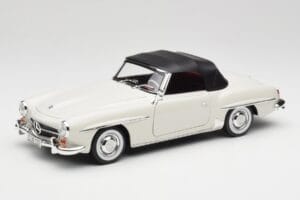 Mercedes 190 SL W121 Cinzento Claro Norev 1:18 B66040710 Metal - imagem 3 de 10