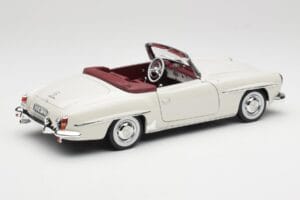 Mercedes 190 SL W121 Cinzento Claro Norev 1:18 B66040710 Metal - imagem 4 de 10