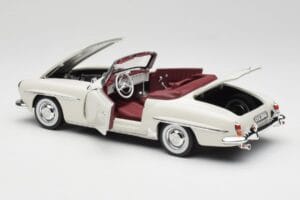 Mercedes 190 SL W121 Cinzento Claro Norev 1:18 B66040710 Metal - imagem 7 de 10