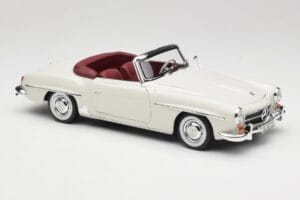 Mercedes 190 SL W121 Cinzento Claro Norev 1:18 B66040710 Metal - imagem 8 de 10
