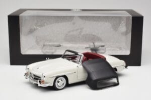 Mercedes 190 SL W121 Cinzento Claro Norev 1:18 B66040710 Metal - imagem 10 de 10