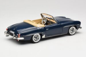 Mercedes 190 SL W121 Middle Blue Norev 1:18 183403 Metal - imagem 3 de 8
