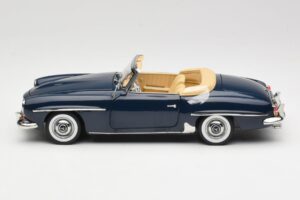Mercedes 190 SL W121 Middle Blue Norev 1:18 183403 Metal - imagem 4 de 8