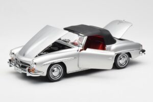 Mercedes 190 SL W121 Prateado Norev 1:18 B660640604 Metal - imagem 2 de 8