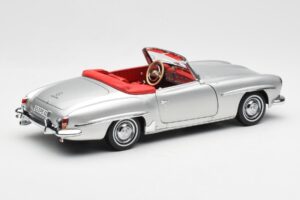 Mercedes 190 SL W121 Prateado Norev 1:18 B660640604 Metal - imagem 3 de 8