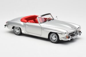 Mercedes 190 SL W121 Prateado Norev 1:18 B660640604 Metal - imagem 6 de 8