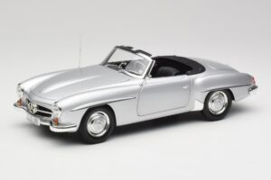 Mercedes 190 SL W121 Prata Cinzento Minichamps 1:18 100037031 Metal