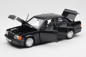 Mercedes 190E 2.3-16 W201 Preto Edição Dealer Norev 1:18 B66040663 Metal - imagem 2 de 8