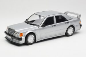 Mercedes 190E 2.5-16 EVO 1 W201 Prata Minichamps 1:18 155036001 Metal